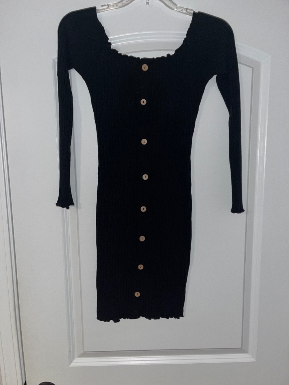 Black sweater dress